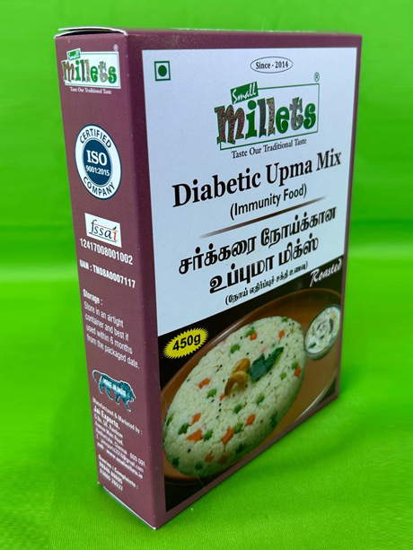 Diabetic upma mix chennai Small Millets