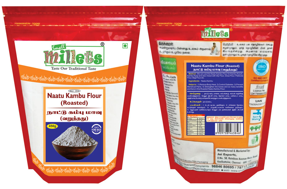 Naatu kambu flour chennai Small Millets