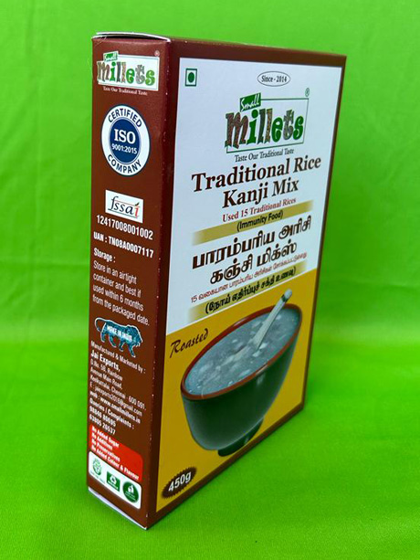 Traditional rice kanji mix chennai Small Millets